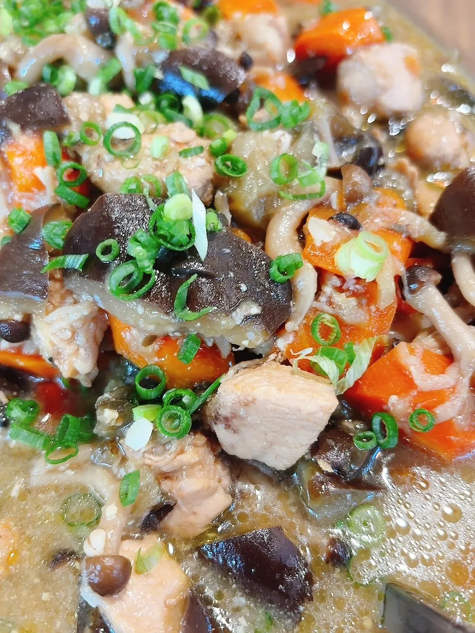 鶏胸肉と茄子の味噌煮出来ました！