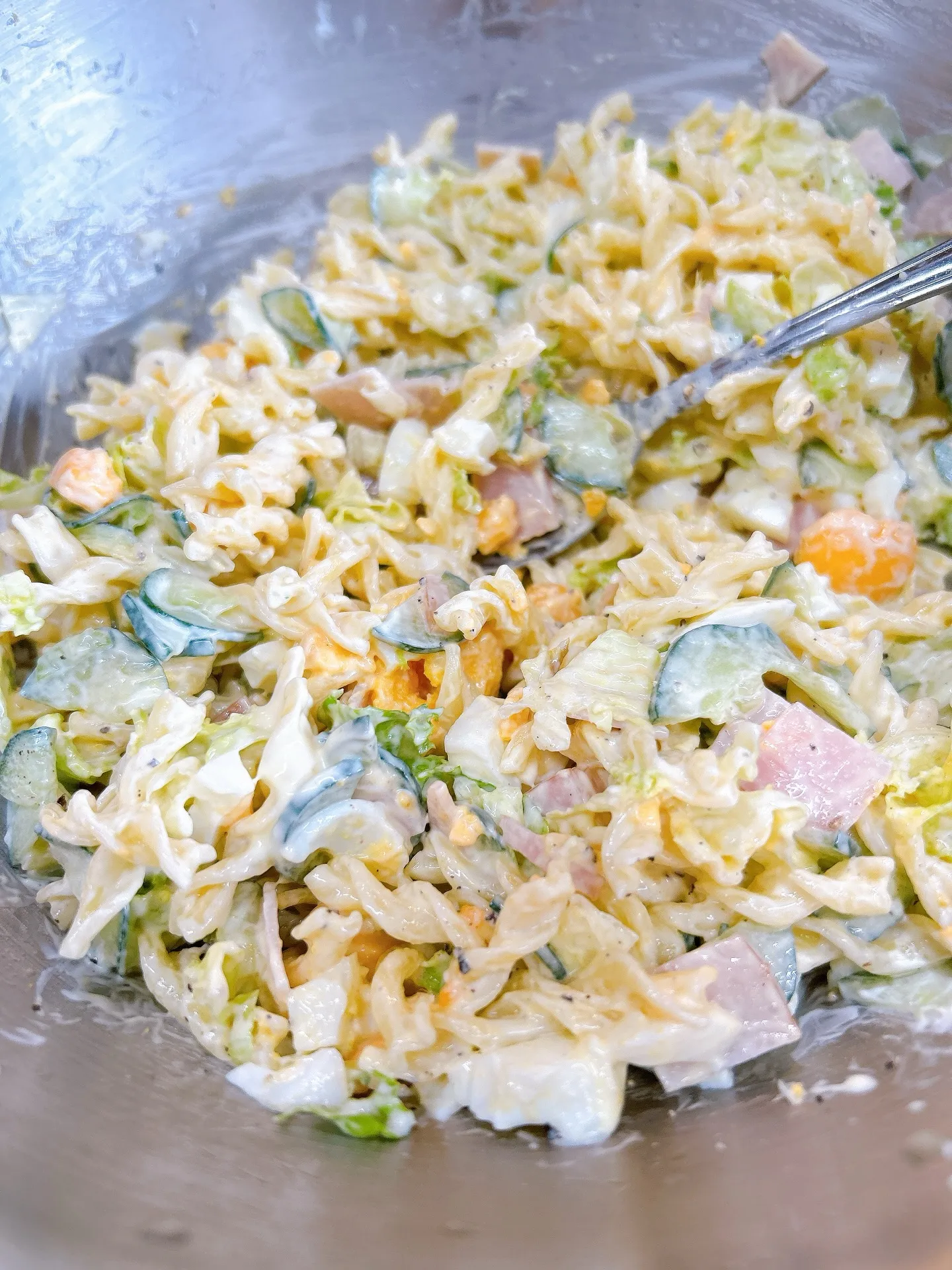 マカロニサラダ＆野菜のごま和え