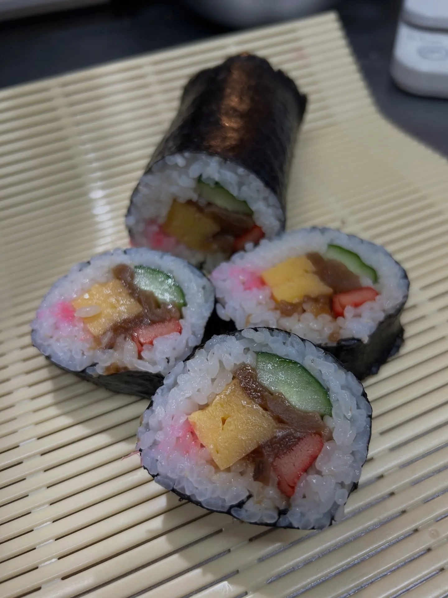 恵方巻の練習中！