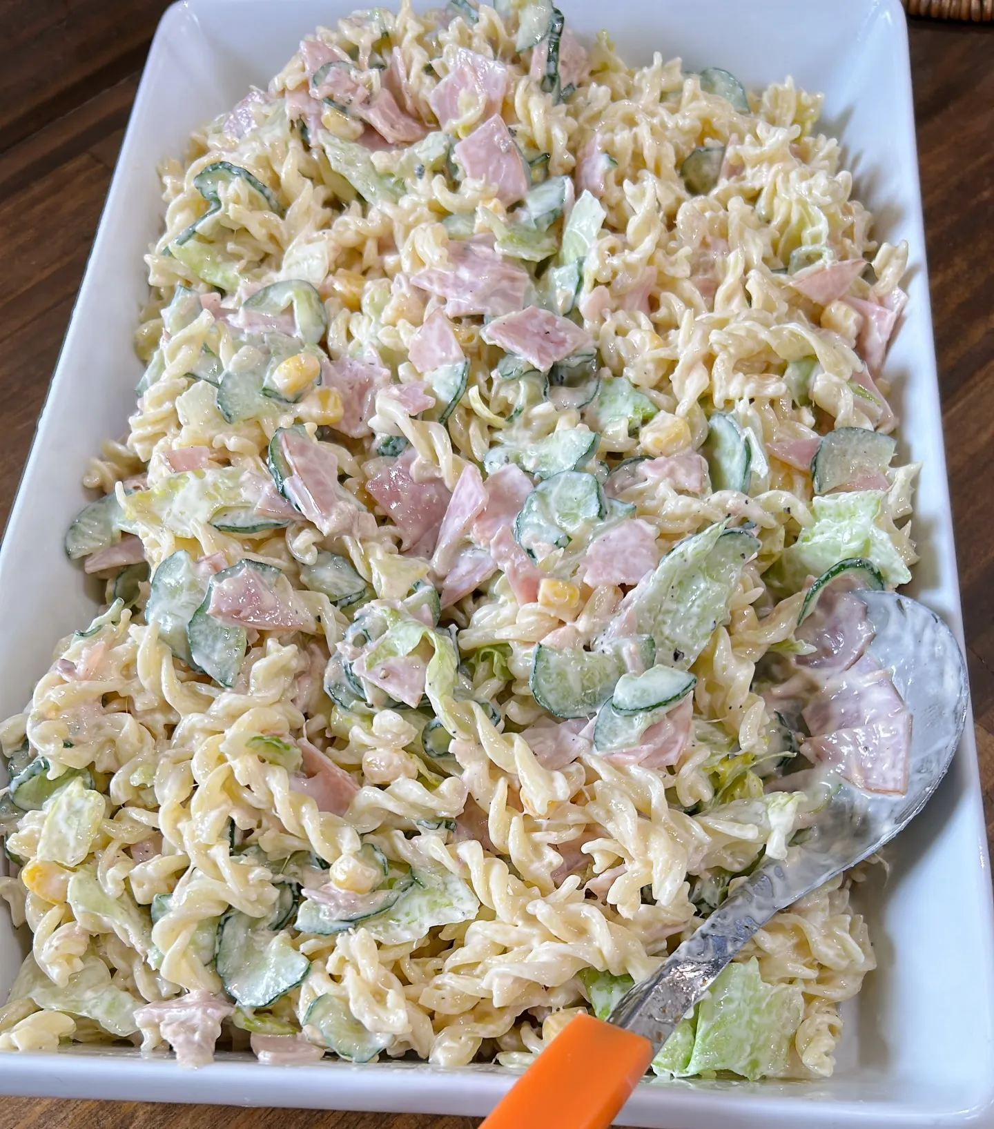 マカロニサラダ出来ました!