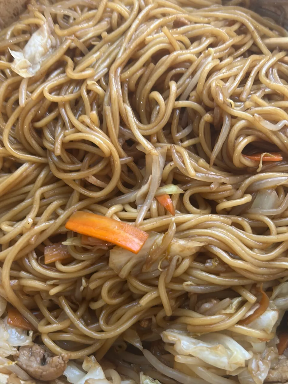 焼きそば出来立て！