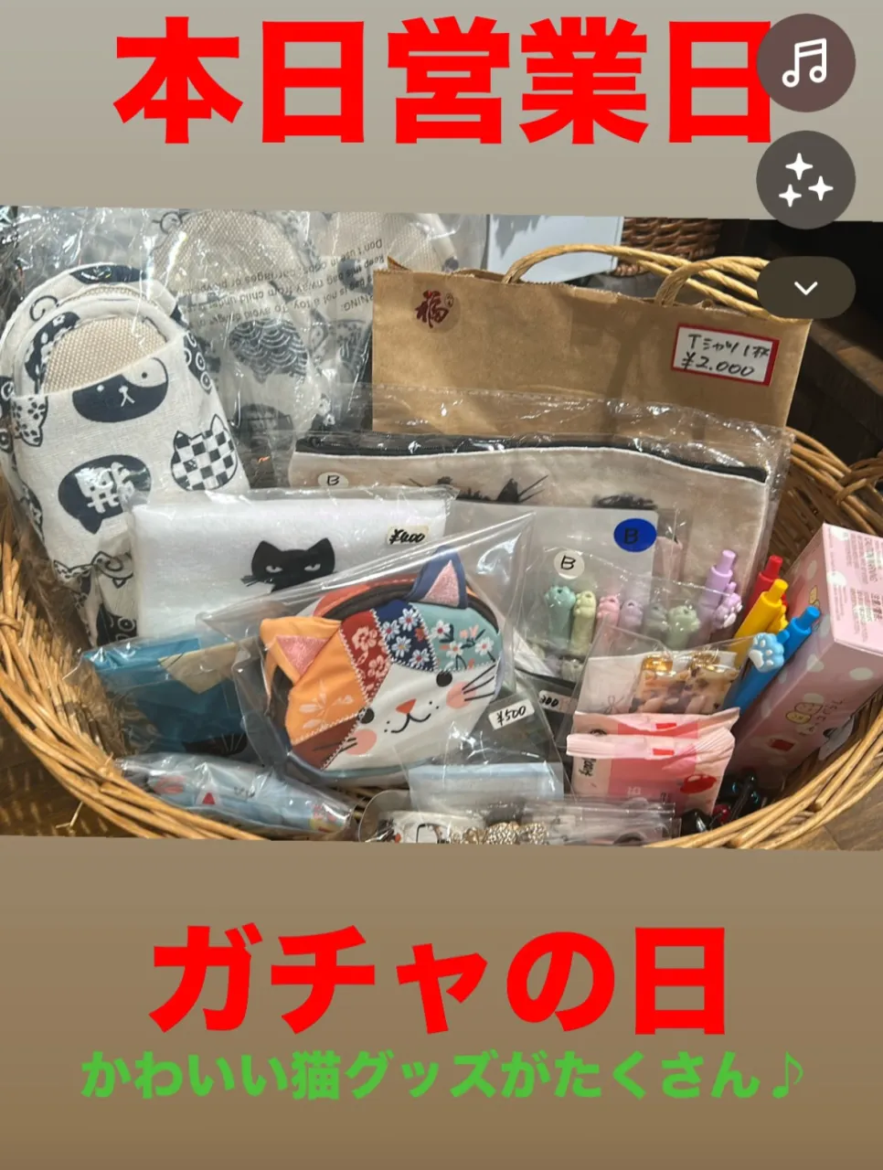 日曜営業日です！